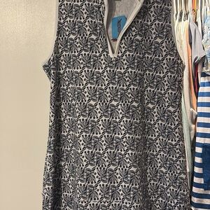 T.J.Maxx Black and White Floral Mini Dress